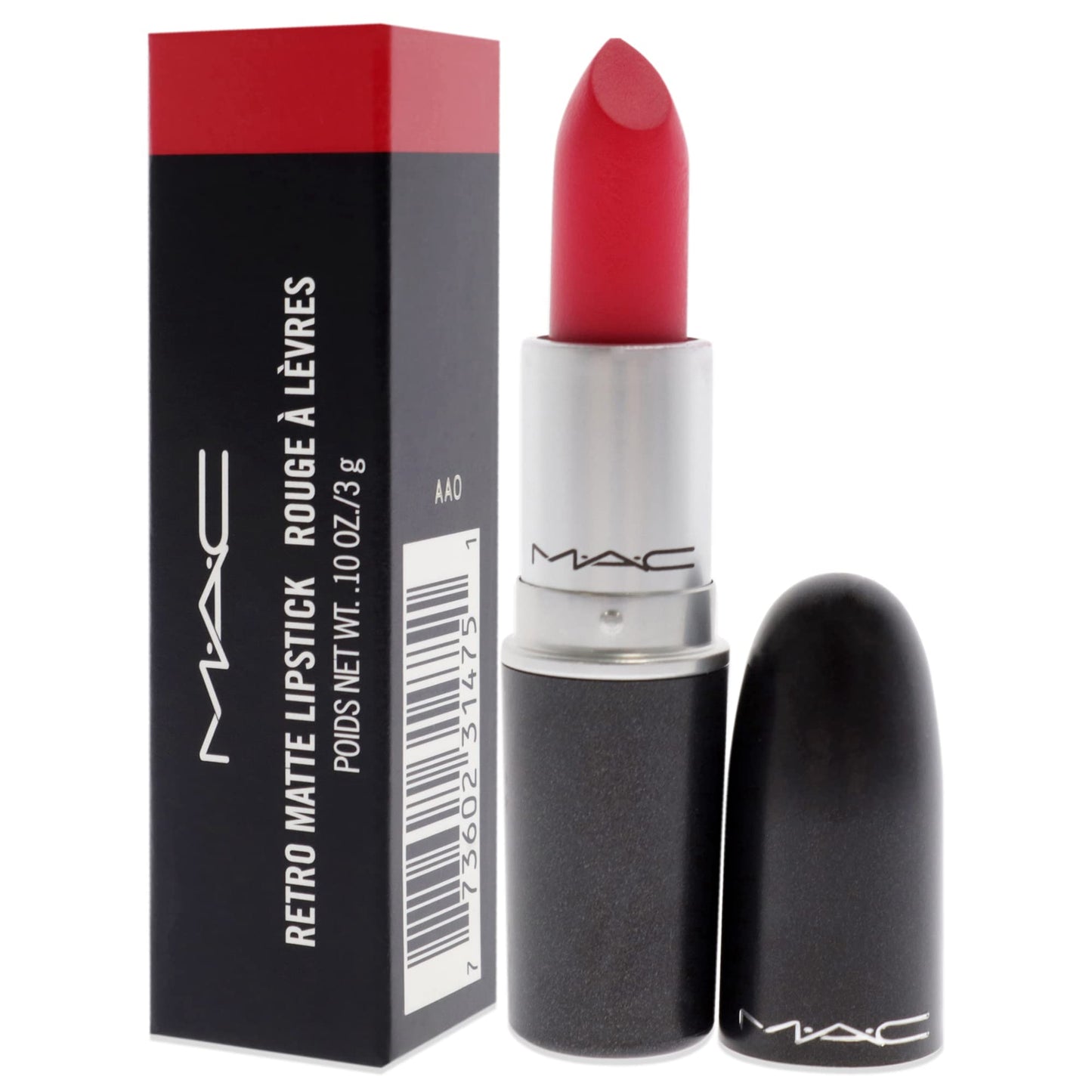 MAC Cosmetics/Retro Matte Lipstick Relentlessly Red .1 oz (3 ml) (Pack of 2)