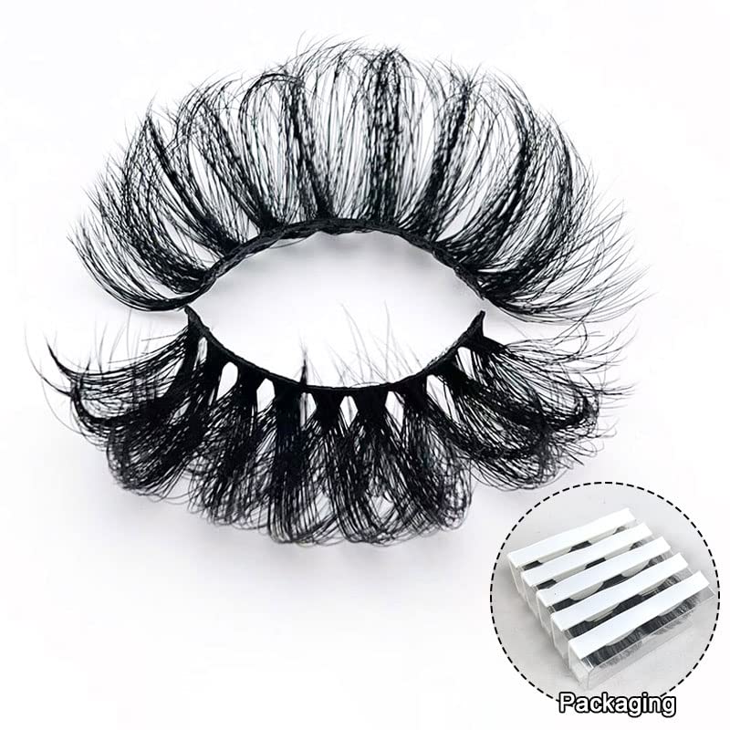 Lavishairs 5D Mink Lashes 25mm Fluffy False Eyelashes