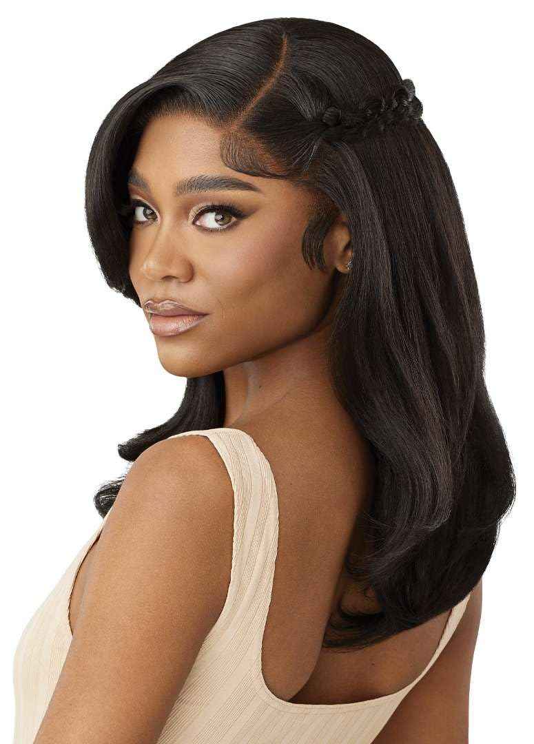 Outre Lace Front Wig - Melted Hairline - Hali (BURGUNDY)