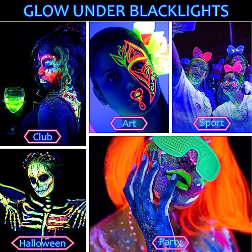Neon Hot Pink UV Face Paint 30g - Blacklight Fluorescent