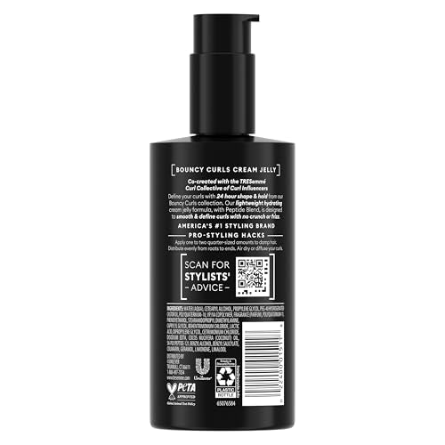 TRESemmé Bouncy Curls Cream Jelly - Lightweight Curl Defining Gel, 8 oz