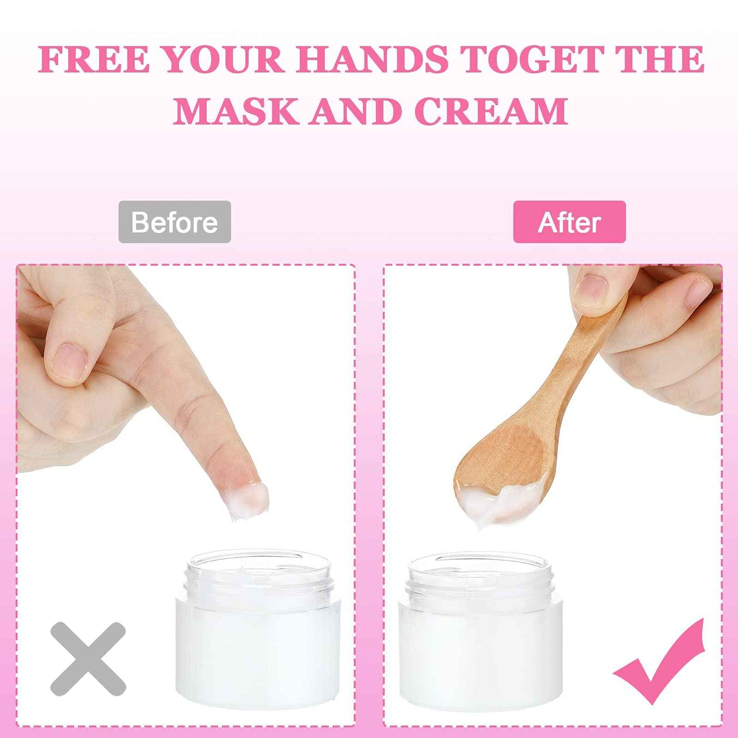 36 Pieces Small Wooden Spoons Wooden Makeup Spatulas Cosmetic Spoons Mini Nature Beauty Scoop for Women Girls Mixing Makeup, Facial Cosmetic, Skin Care