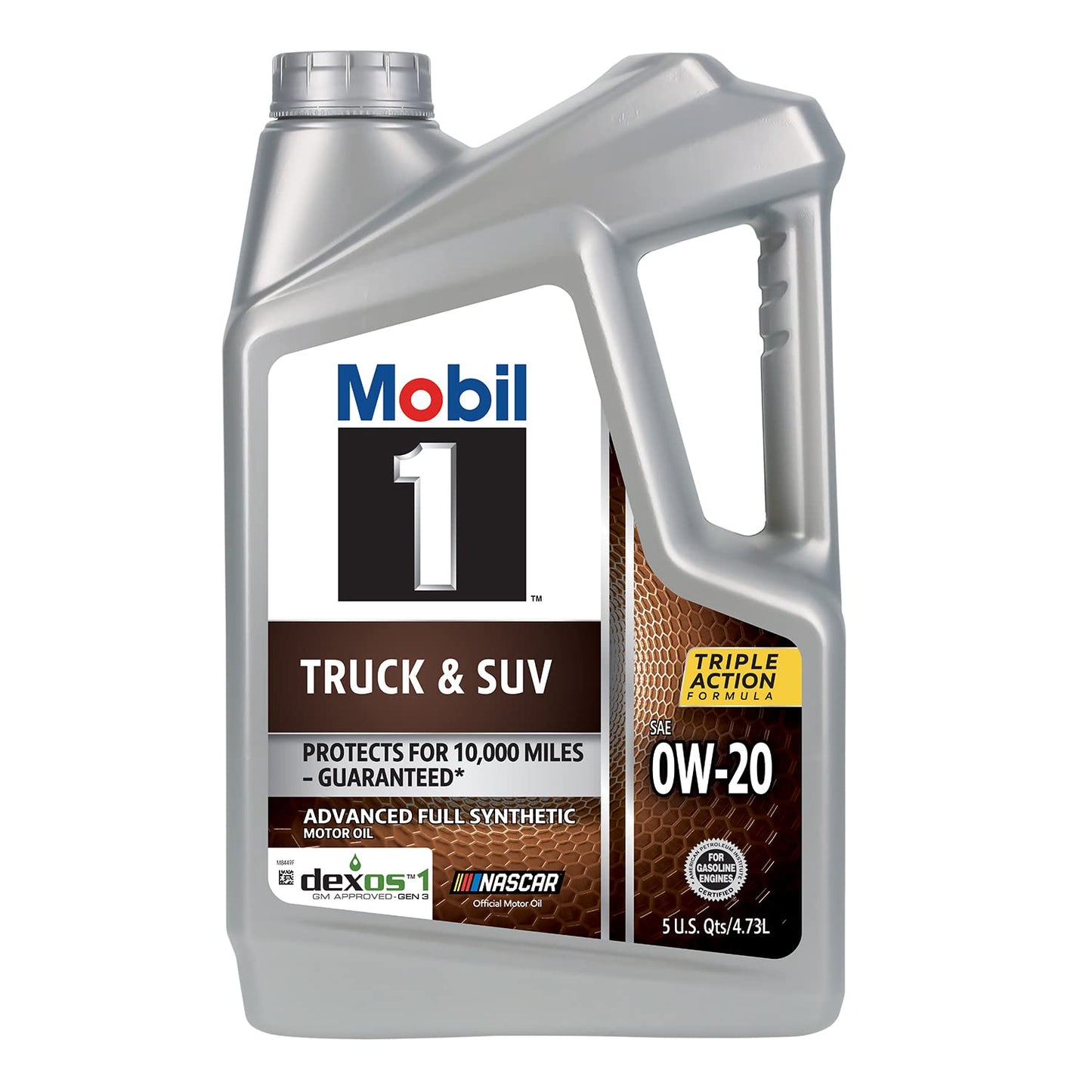 Mobil 1 Truck & SUV Full Synthetic Motor Oil 0W-20, 5 Quart (Pack of 2)