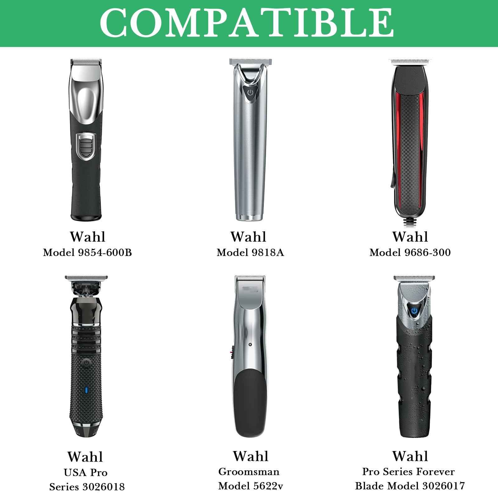 Linkidea Durable Travel Case Compatible with Wahl USA Pro Series 3026018, Manscaper Model 5708, Beard Trimmer Grooming Accessories Organizer, Portable Storage Box (Black)