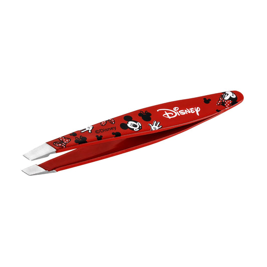 Tweezerman Disney's Mickey Mouse & Minnie Mouse We Got Ears Mini Slant Tweezer - Tweezers for Eyebrows, Travel Tweezers for Eyebrows, Facial Hair, Ingrown Hair