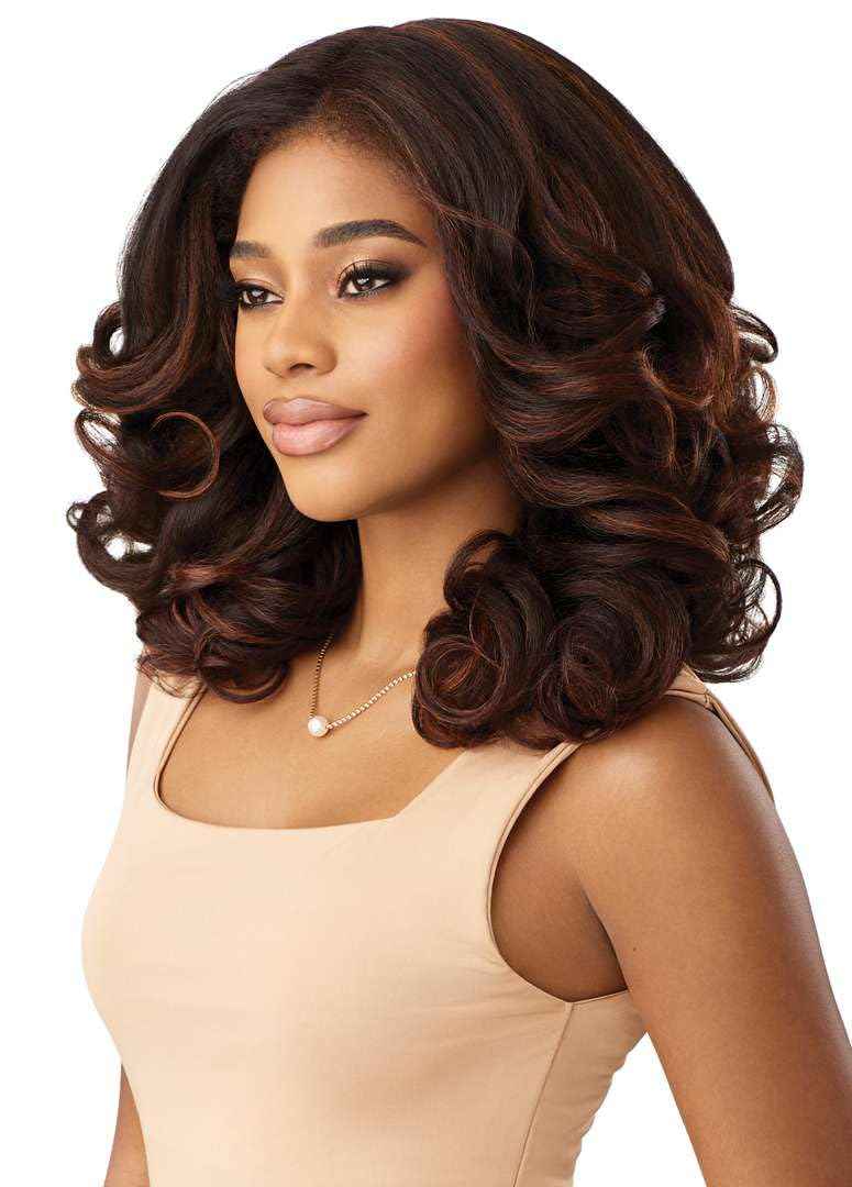 Outre Melted Hairline - Kinky Soft Edges - Kinky Soft 2 (BLACK BERRY)