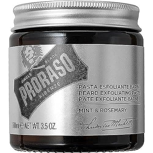 Proraso Exfoliating Beard Paste and Facial Scrub, 3.5 oz