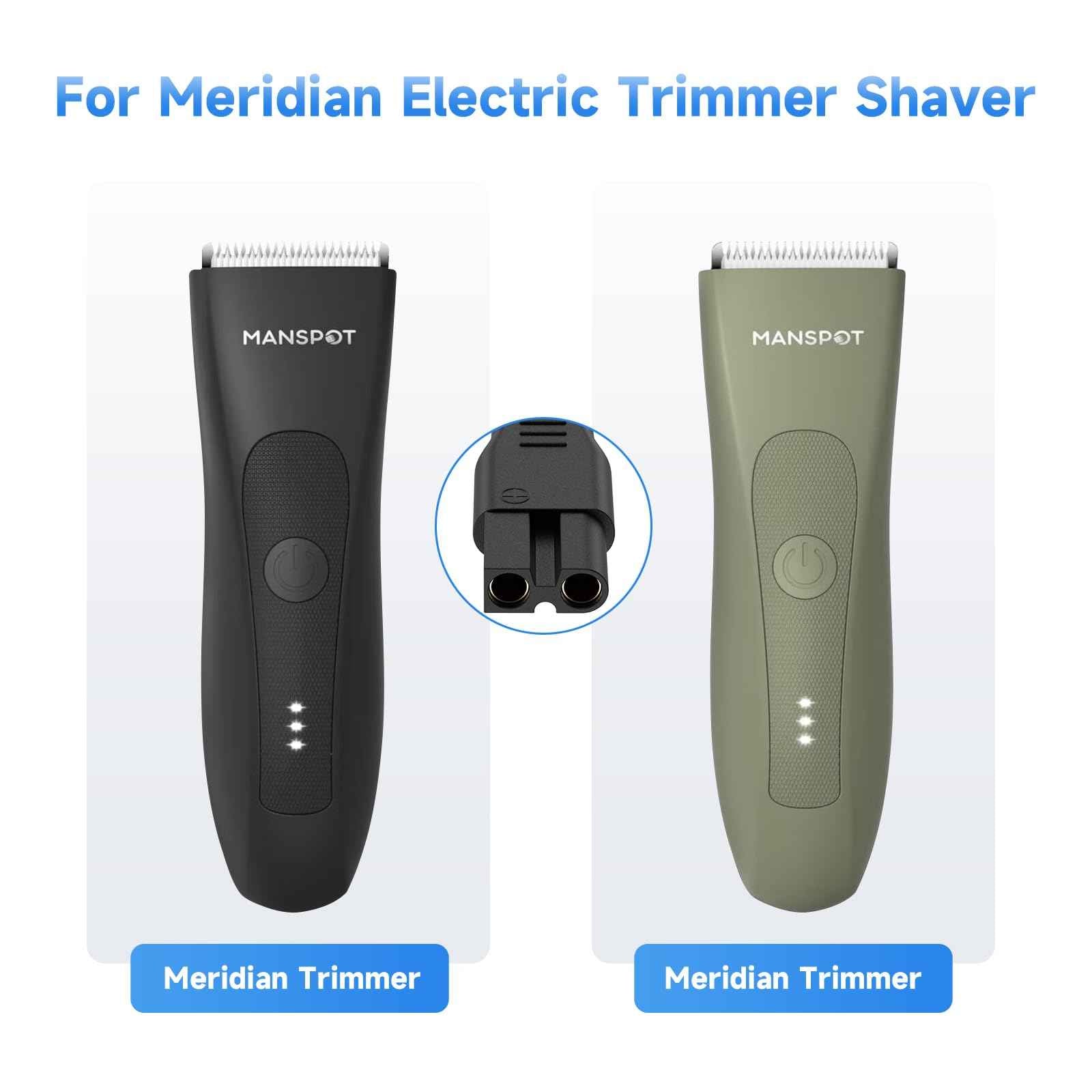 Replacement for Meridian Trimmer Charger, Charging Cord Compatible for Meridian Trimmer Original M2B M2C M2A M2G,Grooming Electric Shaver Trimmer 5V 1A Power Cord Adapter