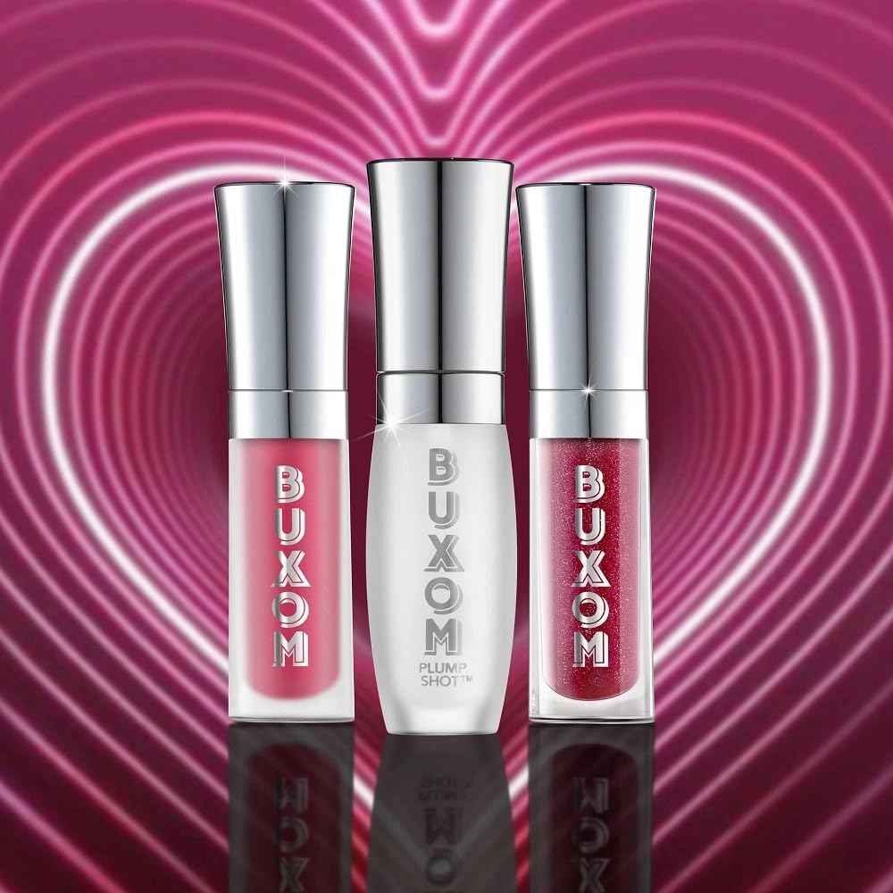 Buxom Plump Shot Peptides Lip Serum, Filler, Brandi, Rose Julep