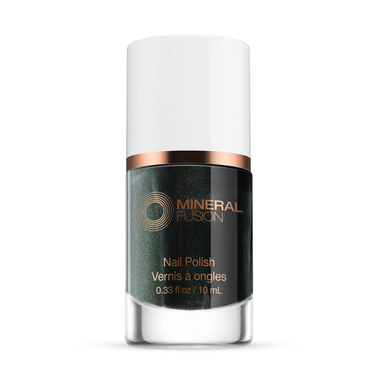 Mineral Fusion Nail Polish, Dark Forest Green, Smoke & Mirrors Smoke & Mirrors 0.33 Fl Oz (Pack of 1)