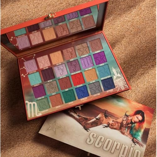 Jeffree Star Cosmetics Scorpio Eyeshadow Palette ? 24 Rich Matte & Shimmer Shades ? Pigmented, Vegan & Cruelty-Free Artistry Palette for Bold, Sultry Eye Looks