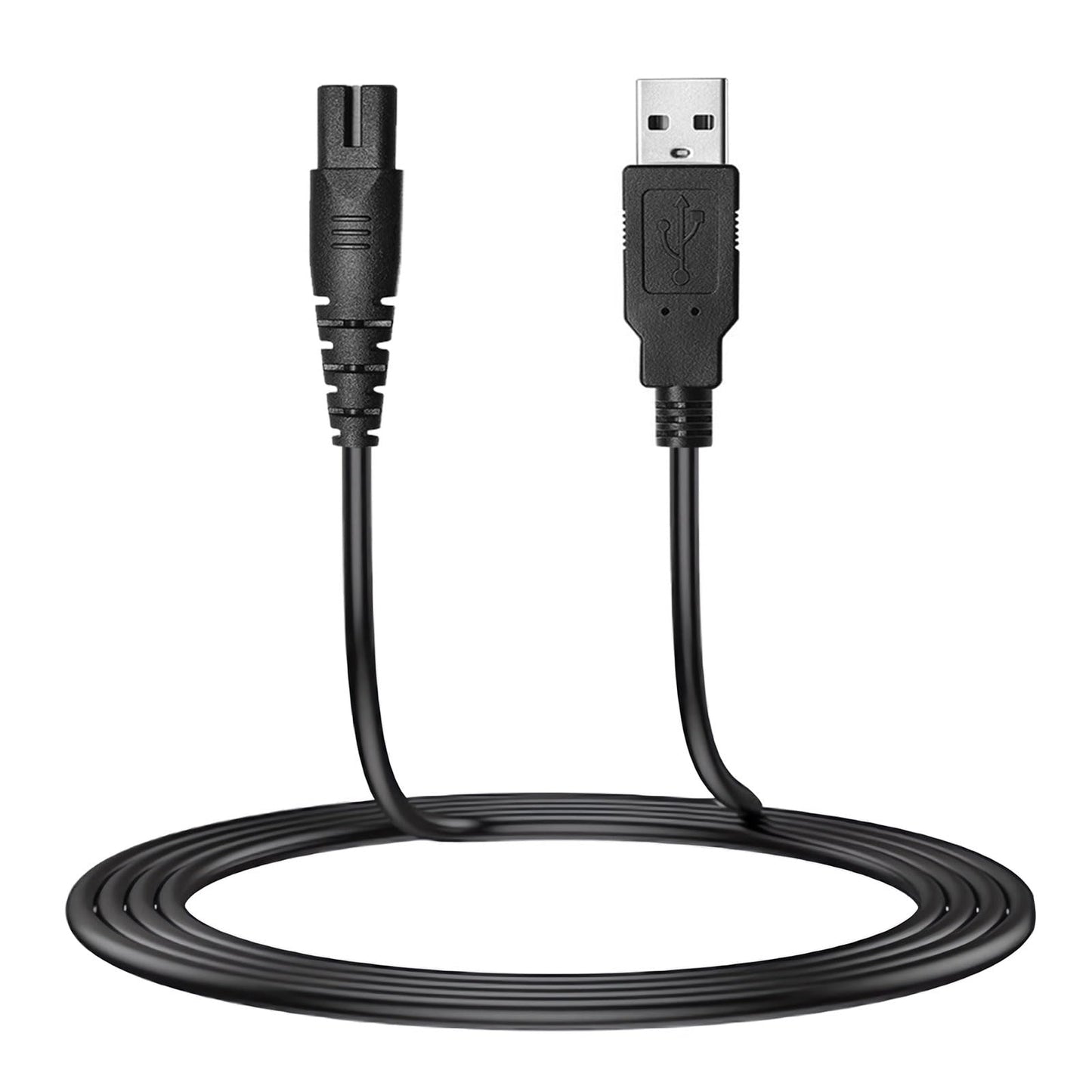 Meliya USB Charger Cable for Skull Pitbull Charger, Palm, Butterfly Kiss and Beast Clipper PRO Shaver, Charger Adapter Cable Cord for Skull Pitbull Gold PRO Pitbull Platinum PRO (Cable)