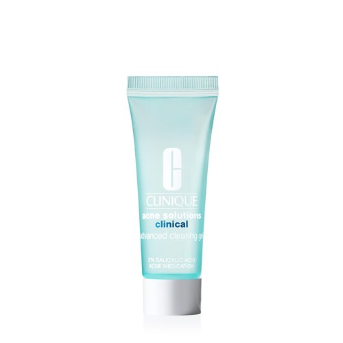 Clinique Acne Solutions Clinical Clearing Gel Acne Treatment With Witch Hazel + Salicylic Acid For Very Dry to Oily Skin Types | Oil-Free | Soothing, Mini Travel Size, 0.34 Fl Oz