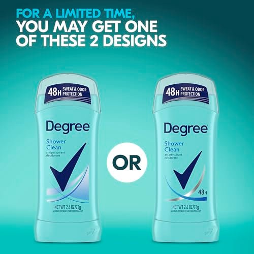 Shower Clean Antiperspirant Deodorant for Women - 48-Hour Protection Twin Pack