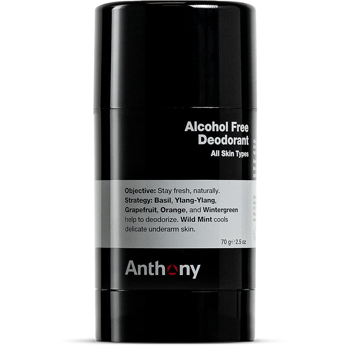 Anthony Alcohol Free, Aluminum Free Deodorant for Men 2.5 Fl Oz and Anthony No Sweat Body Defense Deodorant for Men 3 Fl Oz