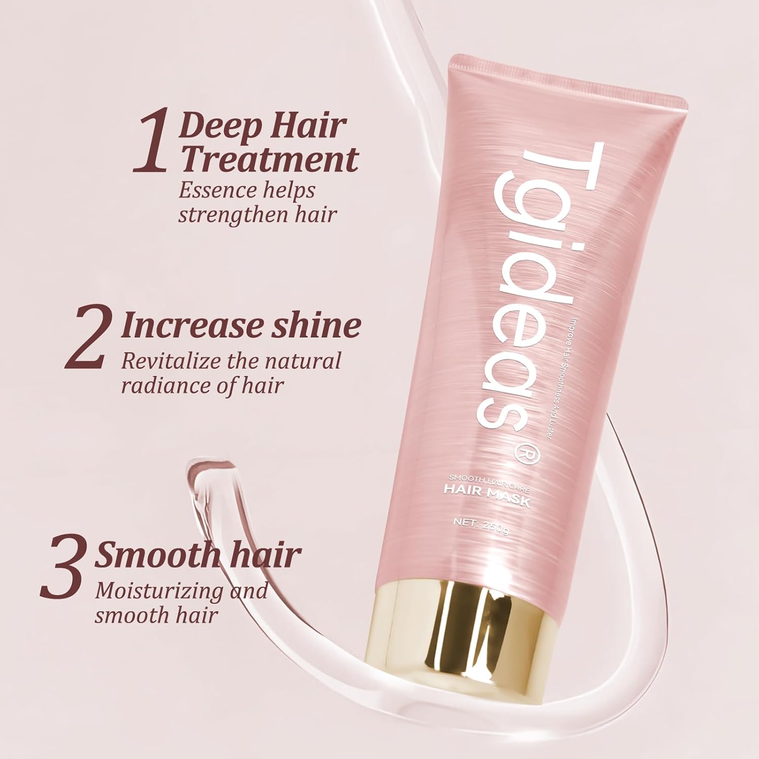 Hydrating Collagen Hair Mask - Deep Repair Treatment for Dry, Damaged Hair - 8.45 Oz
