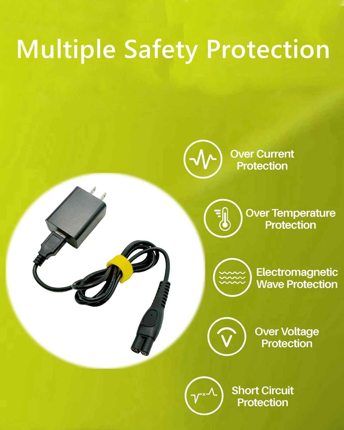 Palrey 5V Charger Compatible with Philips norelco one Blade 360 QP2724 QP2834 QP1324, Compatible with Phillips PQ889 MG5910 MG7910 MG9510 QP1924 QP6507 QP6552 Electric Trimmer Charging Cord