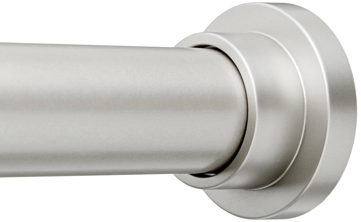 Amazon Basics Adjustable Indoor Outdoor Tension Curtain Rod, 54-90" Length, Nickel