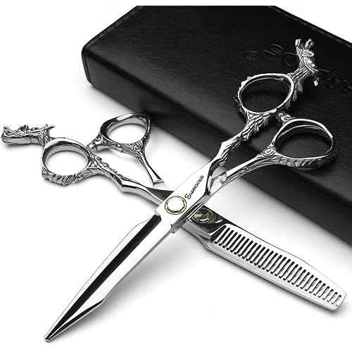 6/7/8/9 inch Professional Hair Cutting Thinning Scissors Barber Shears Hairdressing Salon Set (6-inch 2pc)