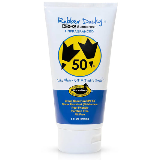 Rubber Ducky | Vitamin E Sunscreen with SPF 50, Water-Resistant Sunscreen for Face and Body | Broad Spectrum Lotion, Oil-Free Moisturizing Sunscreen, Alternative for Moisturizing Sunblock (1 pc., 5oz)