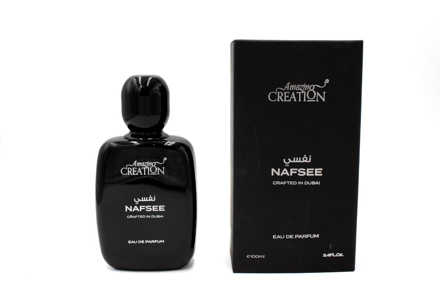 Amazing Creation Nafsee Eau De Parfum For Men, Woody, Floral, Aromatic Fragrance, 3.4 FL OZ / 100ml