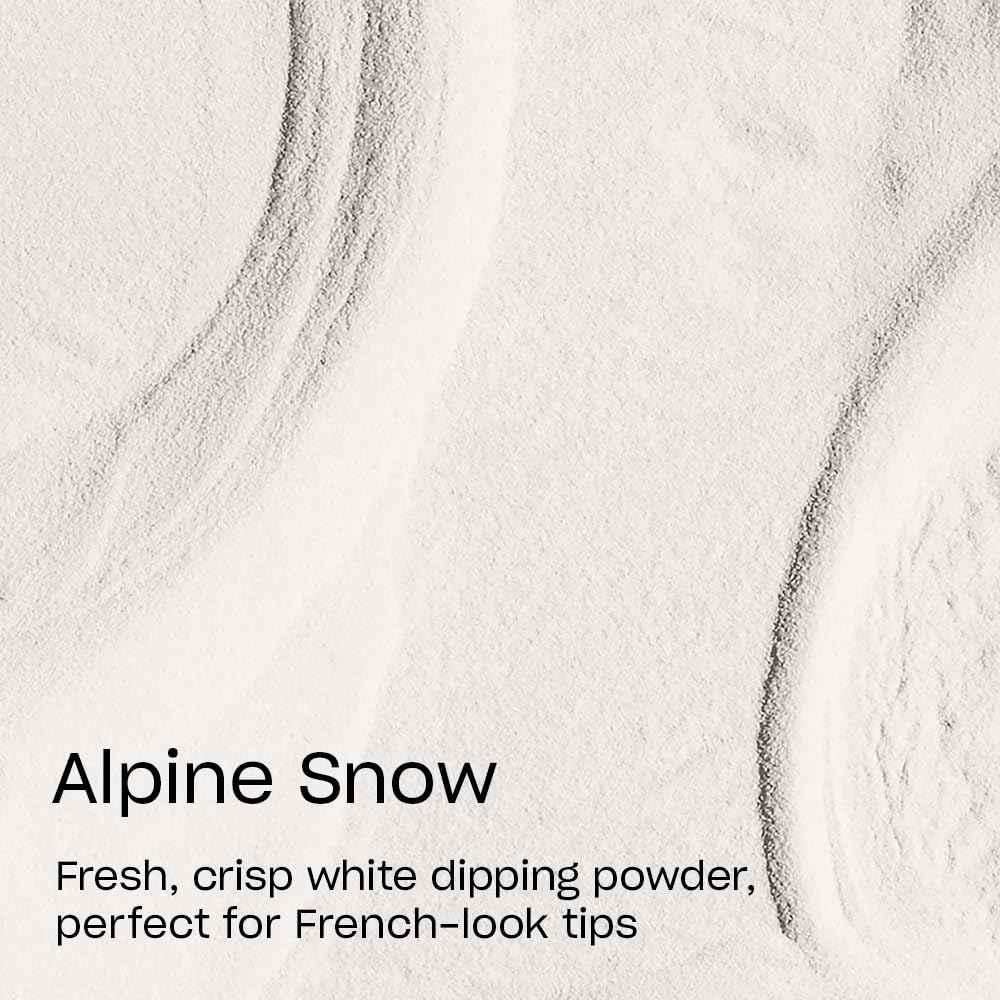 OPI Powder Perfection Alpine Snow | Opaque Soft White Crème Nail Dipping Powder | Classic Collection | 4.25 oz