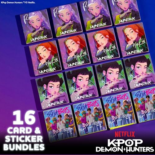 Kpop Demon Hunters Sticker Party Packs - 16 Boxes