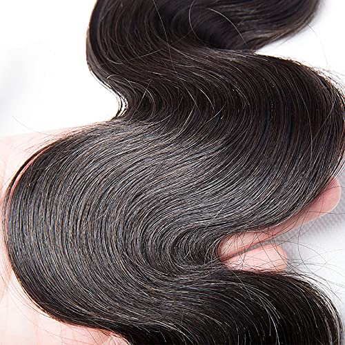 Brazilian Body Wave Hair Bundles 12" 3-Pack Virgin Hair