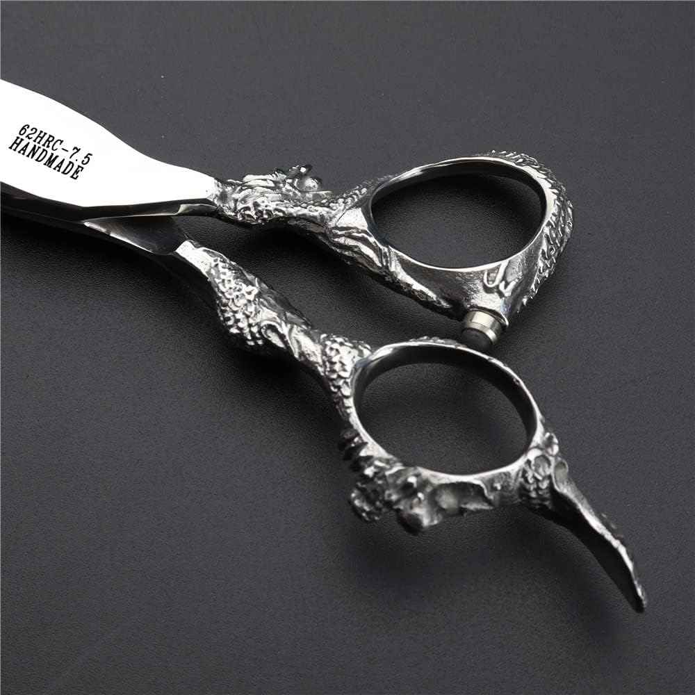 Professional Japanese Hair Scissors - 440C Stainless Steel/Rose Razor Edge (7.5 Inch Flat)
