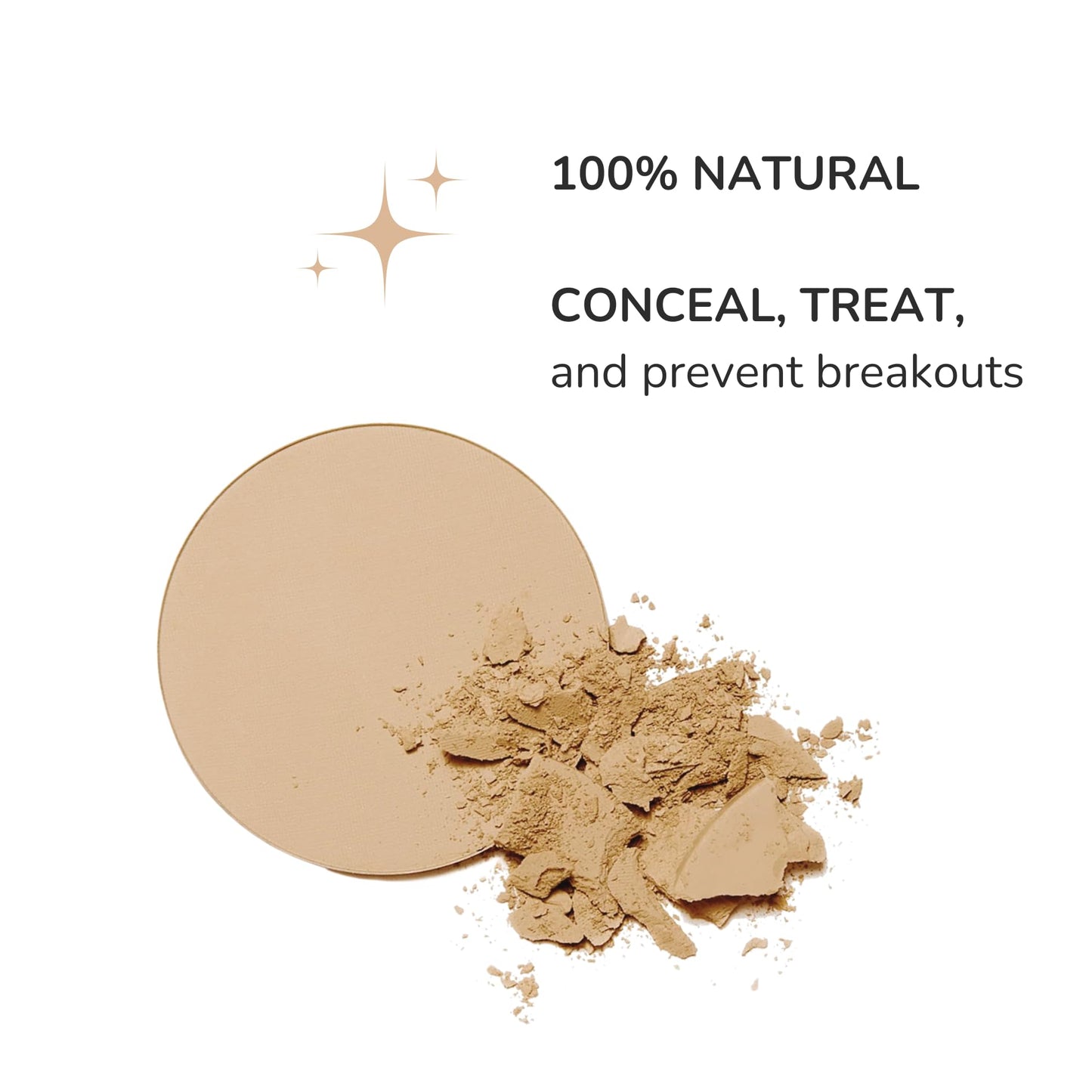 EMANI Vegan Cosmetics Flawless Matte Foundation, 289 Linen, 0.42 Ounce