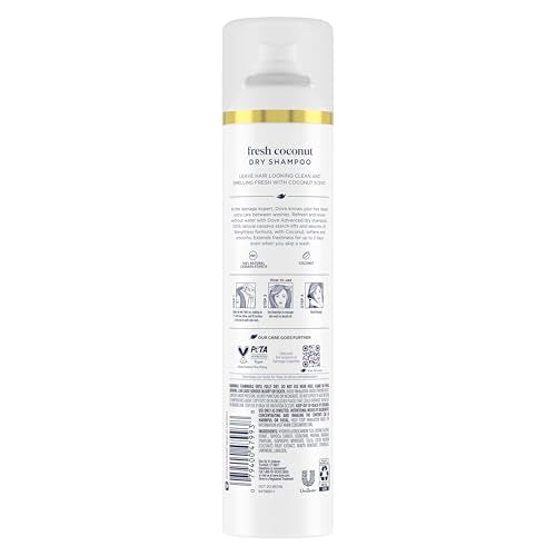 Dove Advanced Dry Shampoo Fresh Coconut 7.3 oz