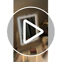 FENNIO 15x12.6" LED Vanity Mirror with Touch Dimmer & 3-Color Lights