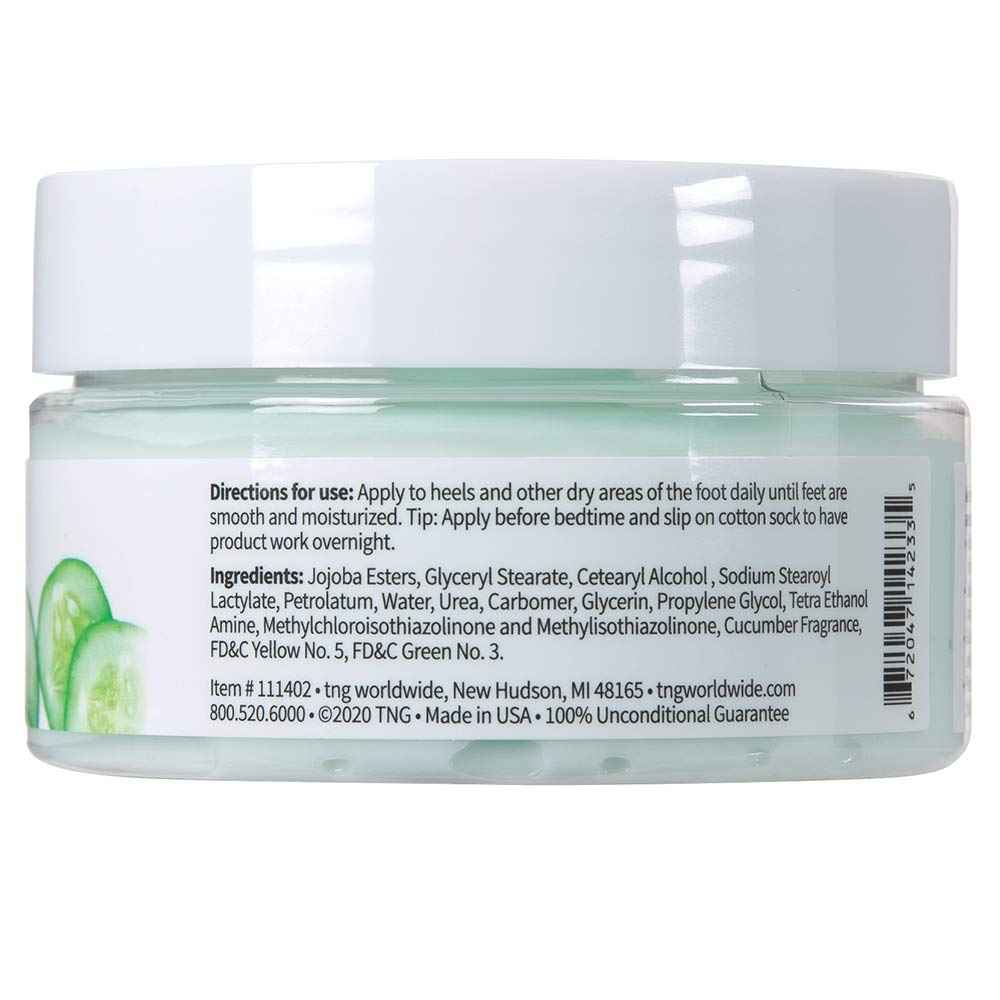 ForPro Professional Collection Cracked Heel Eliminator, Fresh Cucumber Scent, Intensive Repair Treatment for Rough, Dry & Cracked Heels, Reduces Calluses & Skin Build Up, 3.3 oz.