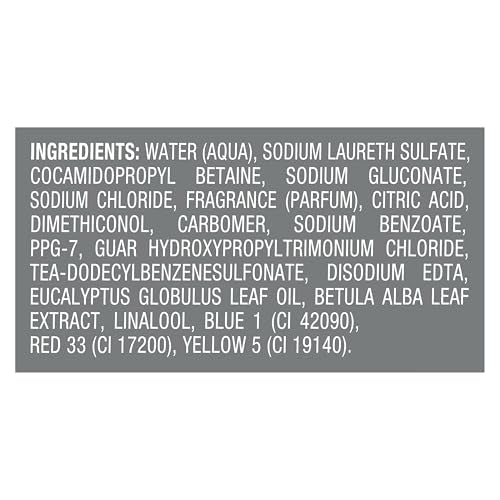 DOVE MEN + CARE Shampoo Eucalyptus & Birch 1 ct for Real Hair that Powers Up Hair Strength, with Revitalizes & Fortifies, 18 fl oz
