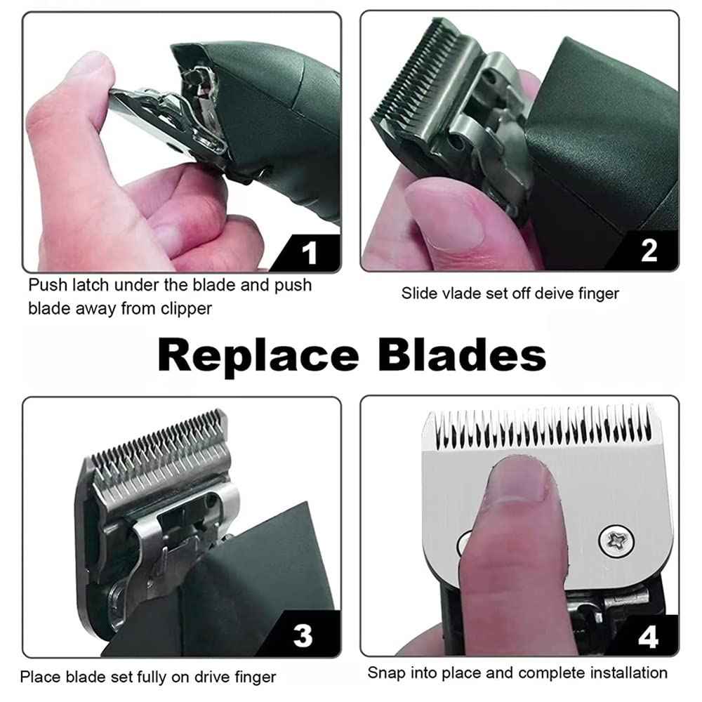 Rplacement Clipper Blade Compatible with Oster Detachable Classic 76 Octane Clipper, Size #00000(0.2mm)