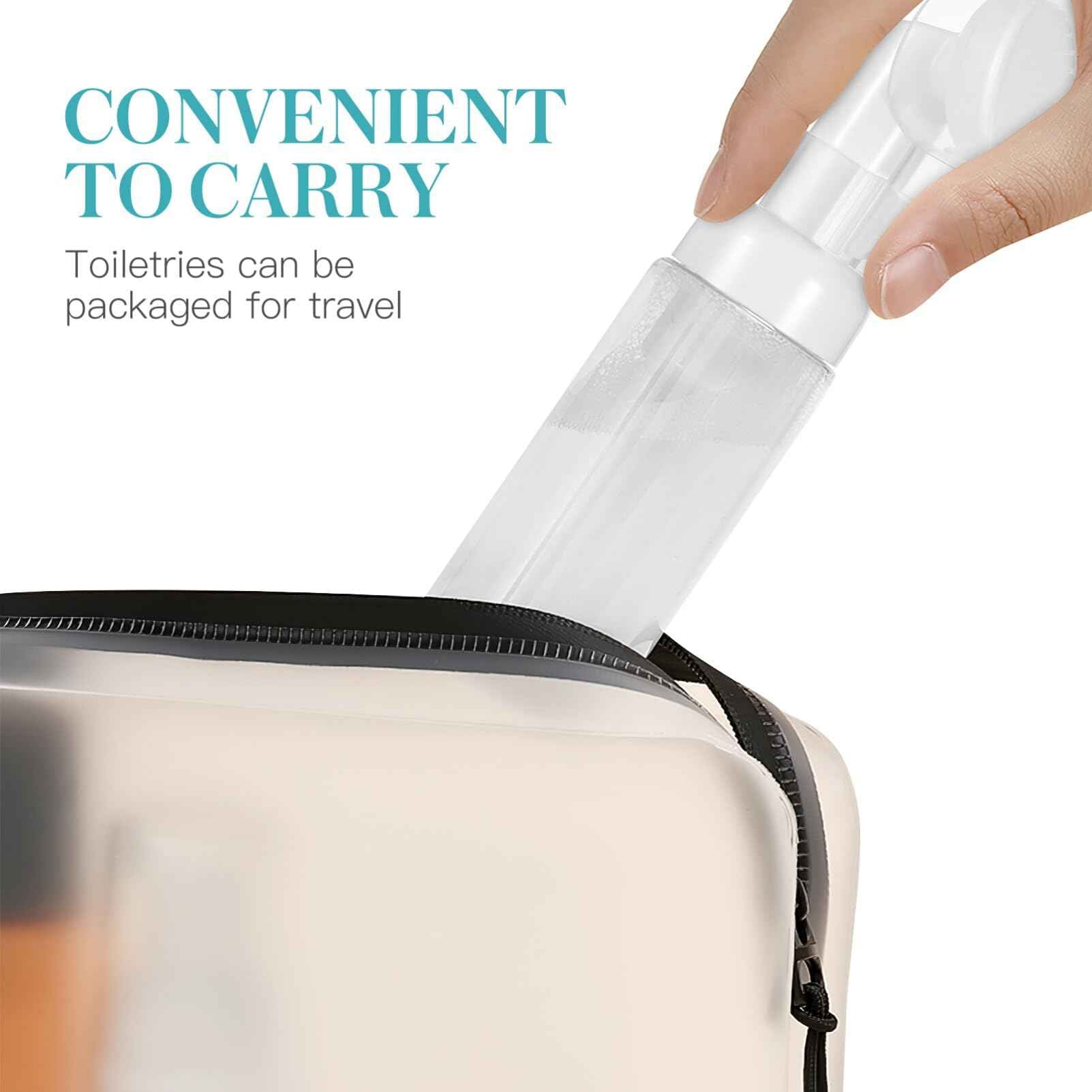 4pcs Foaming Soap Dispenser Small Facial Foaming Bottle Mini Mousse Foaming Soap Pump Container