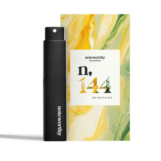Noteworthy n,144 Brightside Eau De Parfum – Citrus, Vanilla | Long-lasting Unisex Perfume for Women & Men (Travel)