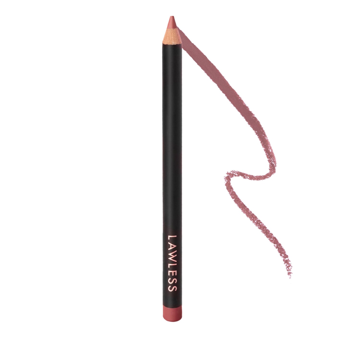 LAWLESS Forget the Filler Definer Liner - Rosewood - Premium Lip Liner with Natural Ingredients to Provide a Smooth Look with a Satin Finish, Clean Makeup with Tug-Free Application - 0.04 oz