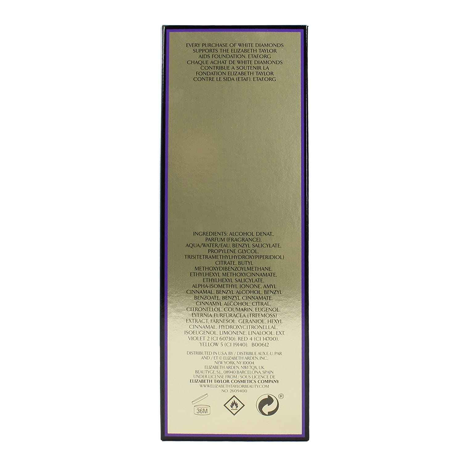 Elizabeth Taylor White Diamonds, 3.3 Fluid Ounce