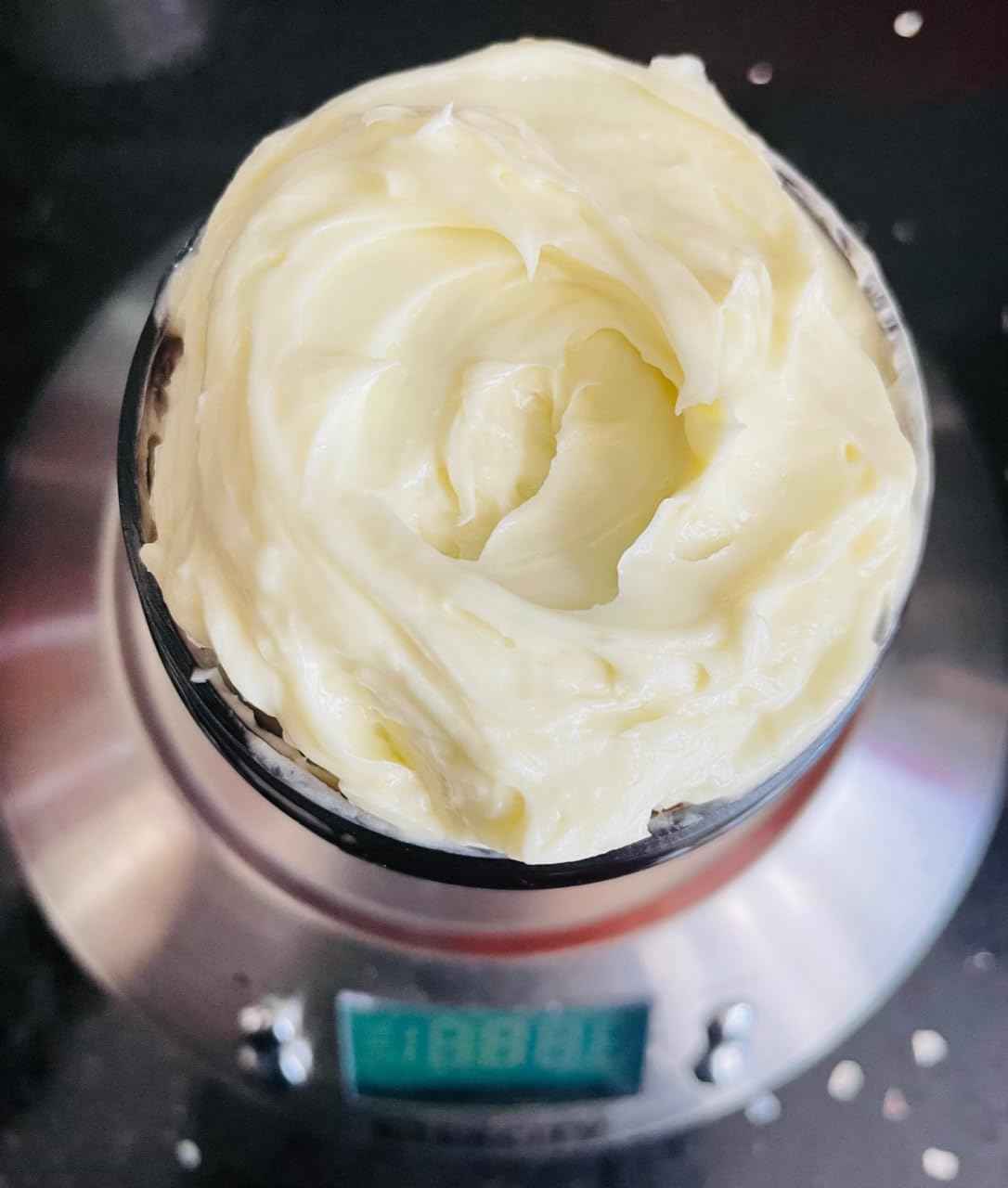 Oslove Organics Mango Butter 2 LB Pure, Natural, Hand -packed, Fresh & Fluffy in DIY mixes | Obtained from Mango seeds | Use for DIY leave in conditioner, Salves, Body Butter, Lotions & Soaps