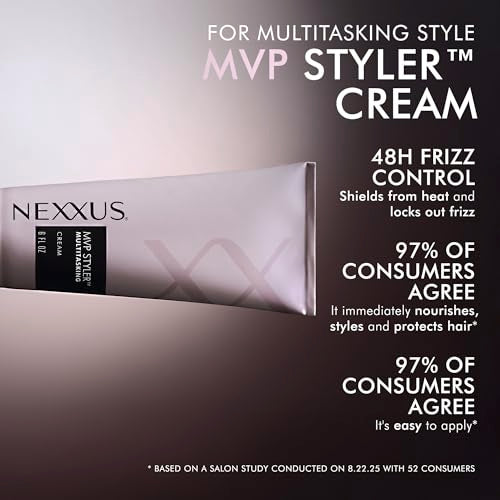 Nexxus Styling Cream MVP Styler Hybrid Multitasking Hair Cream Powered by MVP Multi-Verse Polymers 6 oz