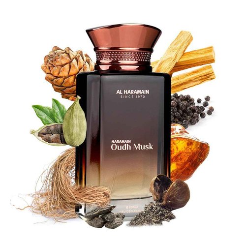 Al Haramain Oudh Musk for Men - 3.33 oz EDP Spray