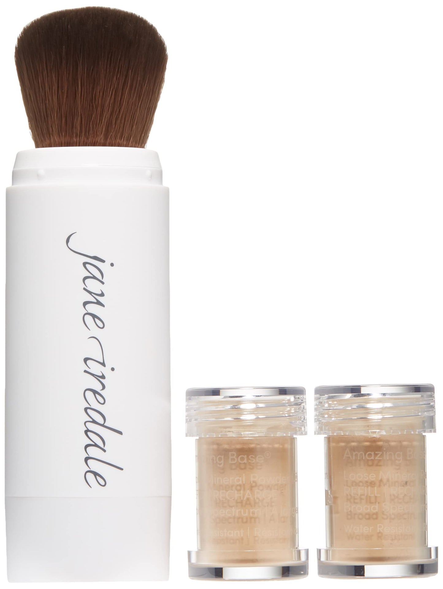 jane iredale Amazing Base Refillable Brush, Latte, 0.18 oz.