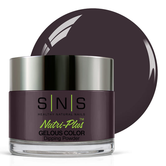 SNS Nail Dip Powder, Gelous Color Dipping Powder - Sweet Baboo (Gray), EE07 - Long-Lasting Acrylic Nail Color & Polish Lasts 14 Days - Low-Odor & No UV Lamp - 1 Oz