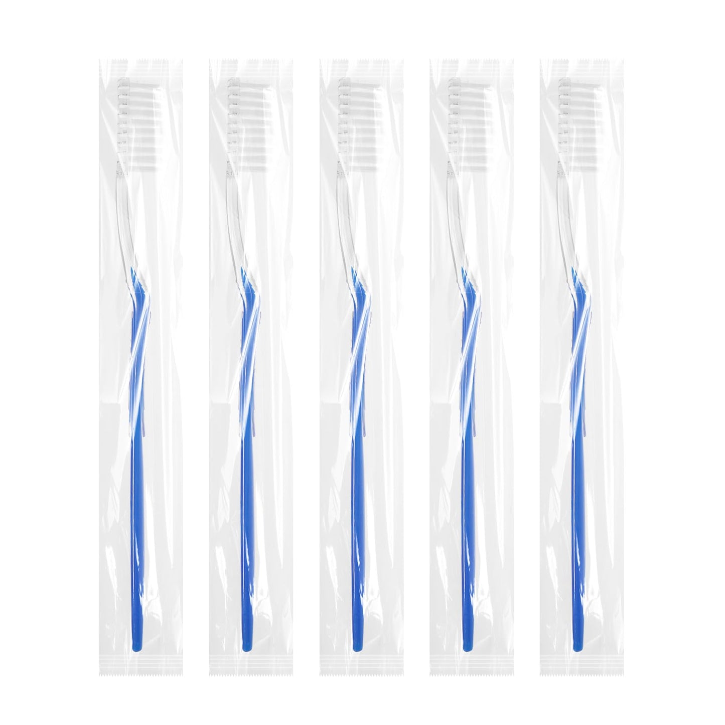 HQSLsund 200 pcs Prepasted Disposable Toothbrushes Bulk Individually Wrapped Pre Pasted Soft Bristle Tooth Brush Set Travel Toothbrushes for Homeless Gift Hotel Camping Travel