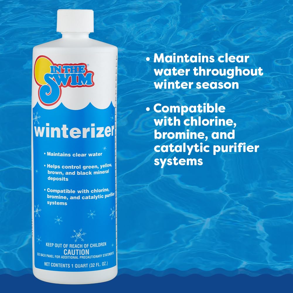 In The Swim Pool Closing Kit - Winterizing Chemicals for Above Ground and In-Ground Pools - Up to 35,000 Gallons