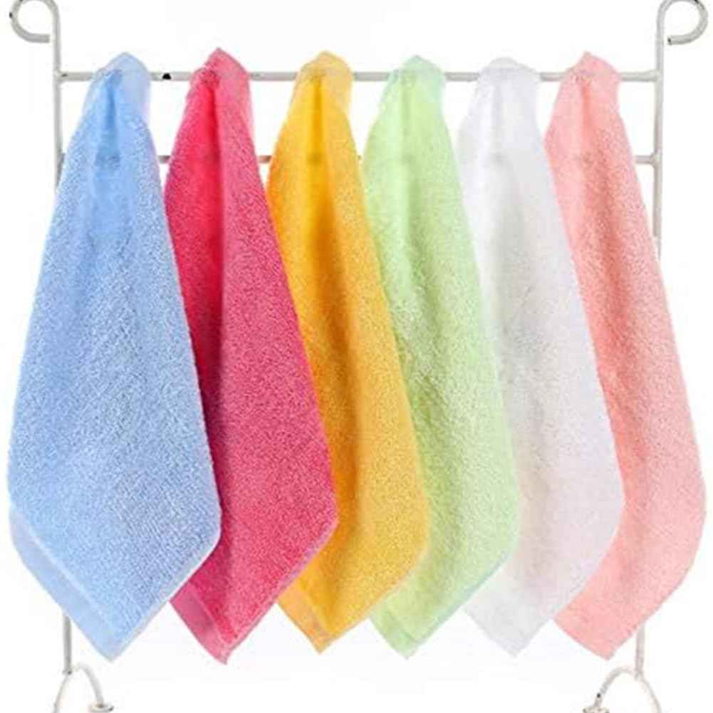 YiYaYo Luxury Baby Washcloth Towel Set 16 Pack for Children Baby Bathroom-Hotel-Spa-Kitchen Multi-Purpose Fingertip Towels & Face Cloths 10'' x 10''