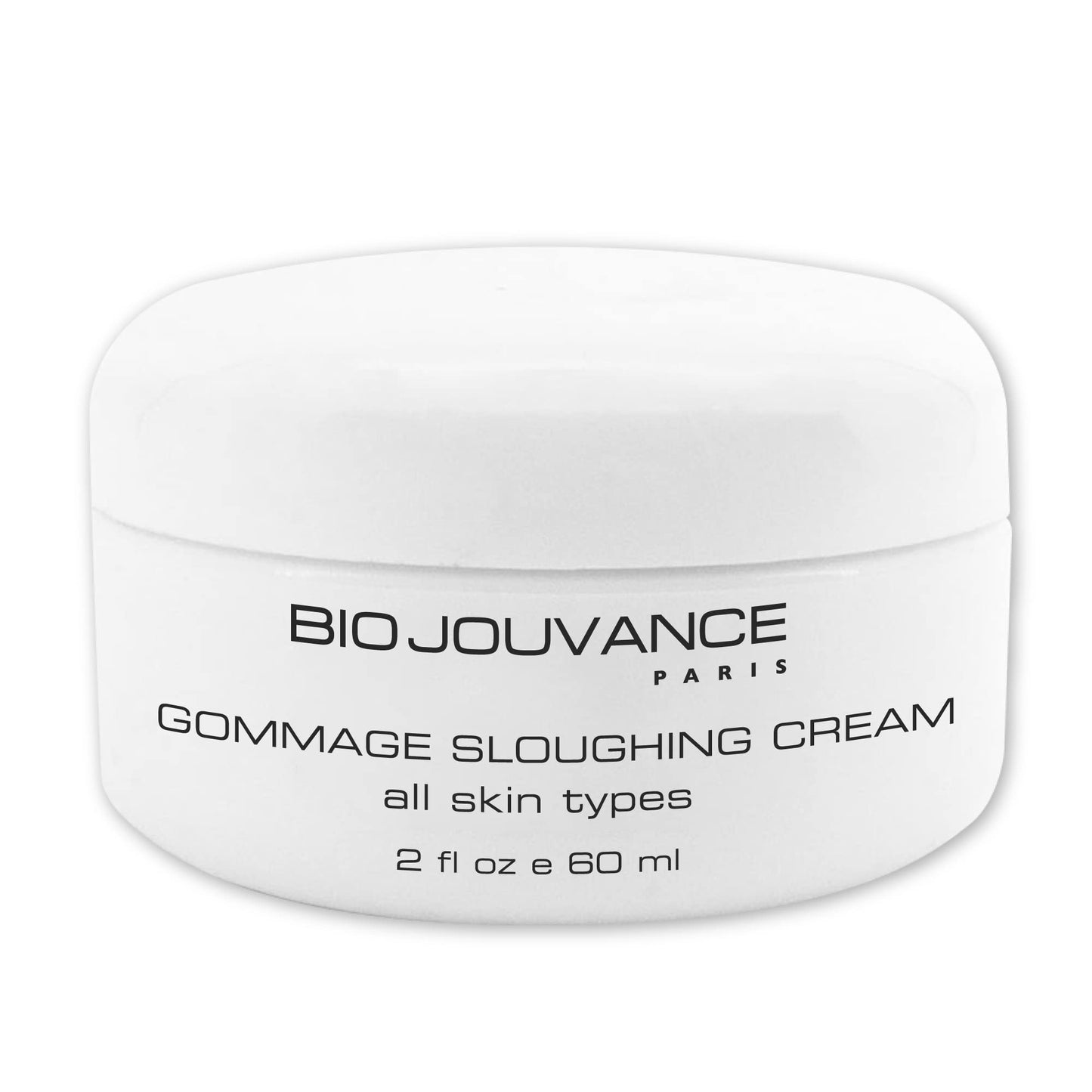 Bio Jouvance - Gommage Sloughing Cream 2oz / 60ml - For Normal/Oily/Acne-Prone Skin Product Line | Professional Exfoliating Face Wash & Scrub | Facial Skin Care Treatment | Made in France