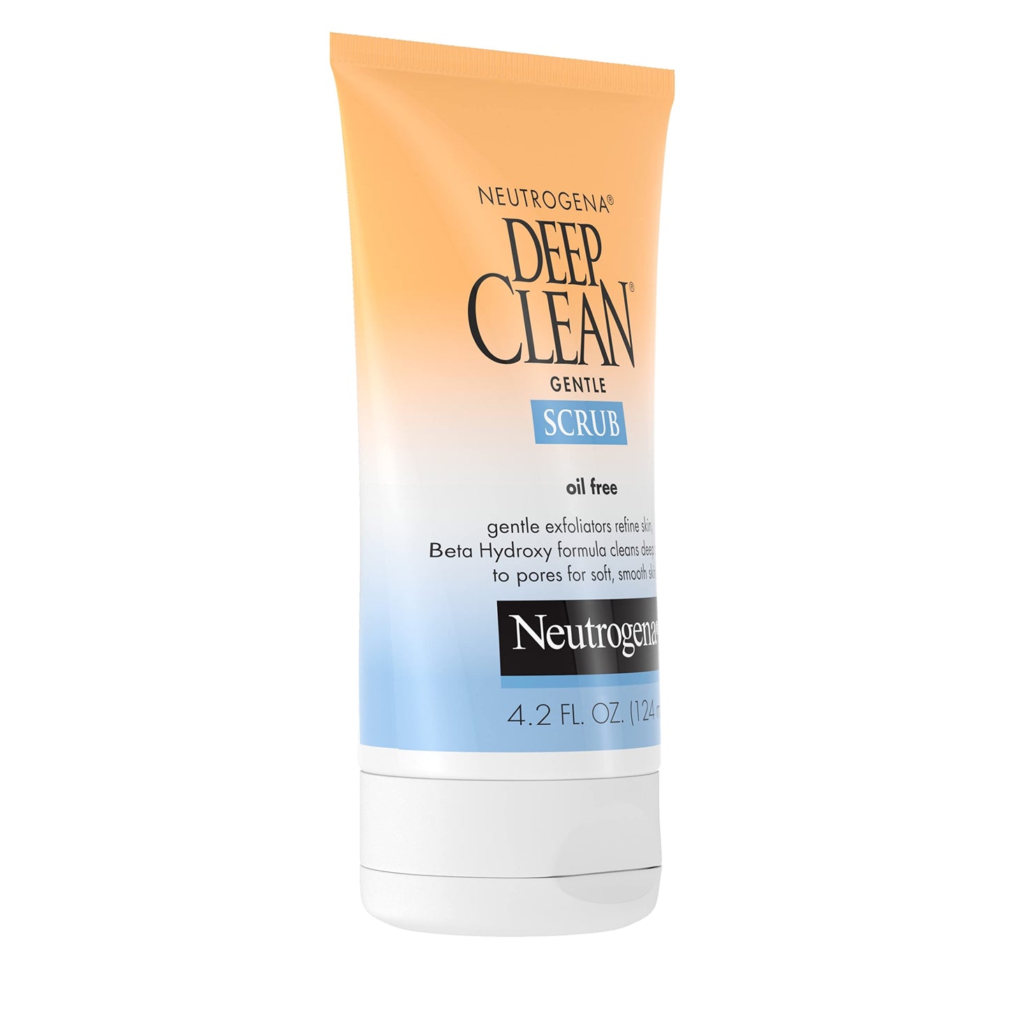 Neutrogena Deep Clean Gentle Daily Facial Scrub, Oil-Free Cleanser, 4.2 Fl Oz (Pack of 2)