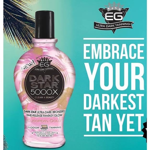 European Gold Dark Star 5000X Tanning Lotion, 12 fl oz